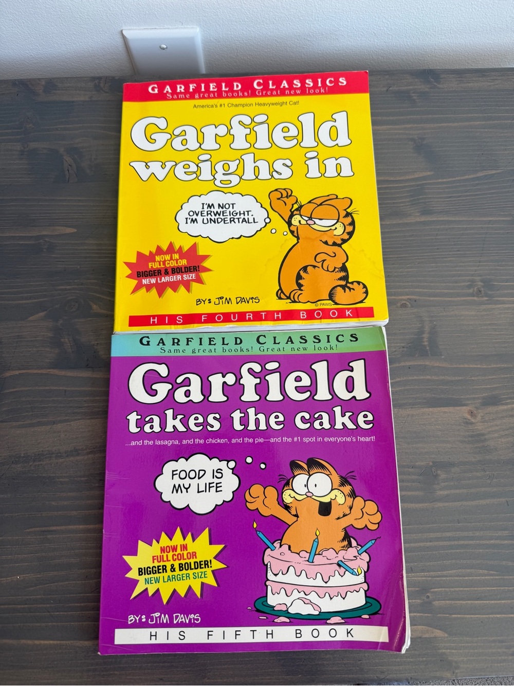 2 x full colour Garfield comic books